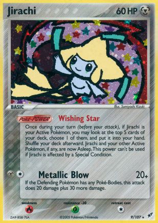 Jirachi 009  - Holofoil Deoxys - Holo Rare