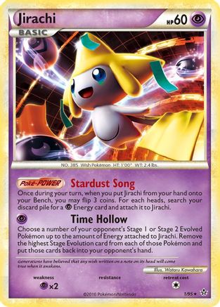 Jirachi 001/95  - Holofoil Unleashed - Holo Rare