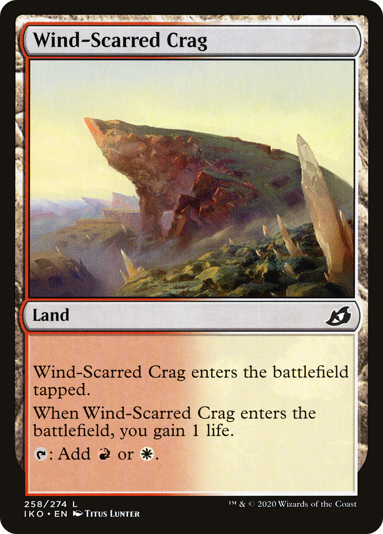 Wind-Scarred Crag (IKO-258) - Ikoria: Lair of Behemoths