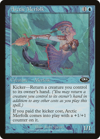 Arctic Merfolk (PLS-021)  Foil - Planeshift