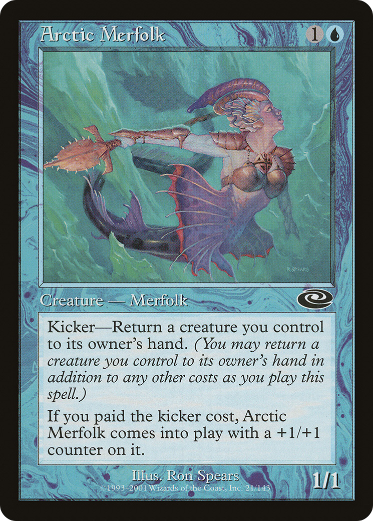 Arctic Merfolk (PLS-021)  Foil - Planeshift