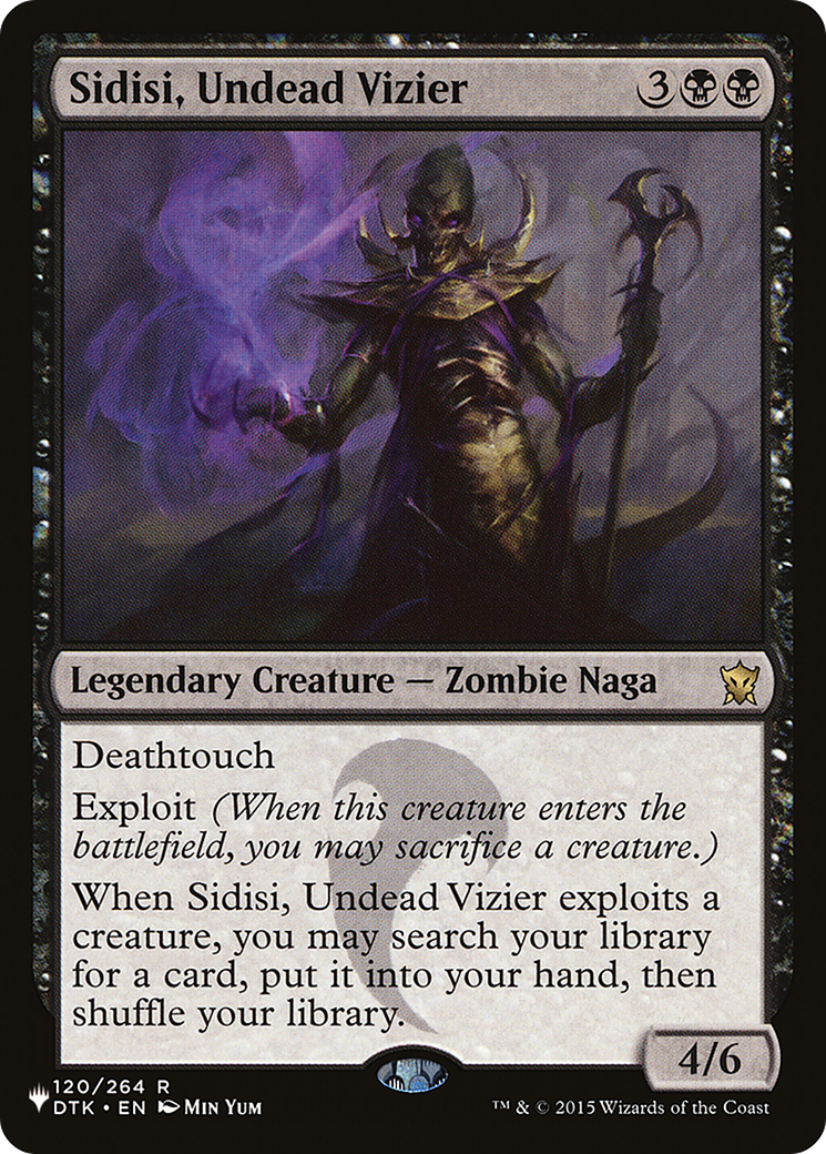 Sidisi, Undead Vizier (LIST-120/264)  - The List