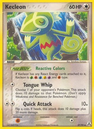 Kecleon 037/92  Legend Maker - Uncommon