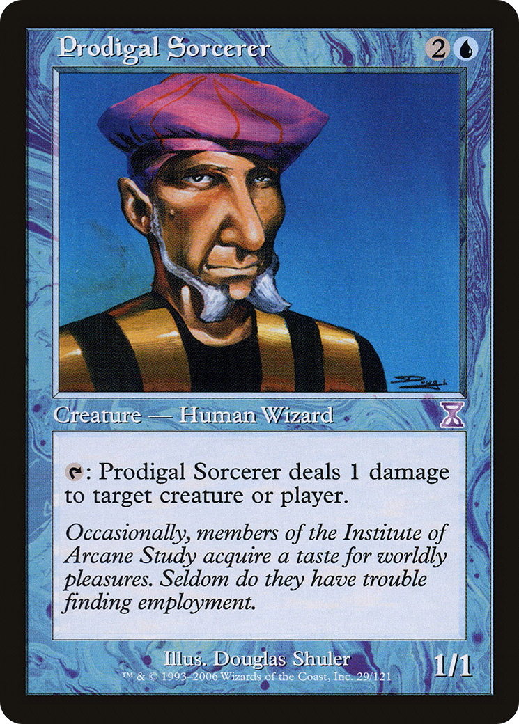 Prodigal Sorcerer (TSB-029)  Foil - Time Spiral Timeshifted
