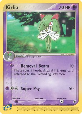 Kirlia 034/109  Ruby and Sapphire - Uncommon