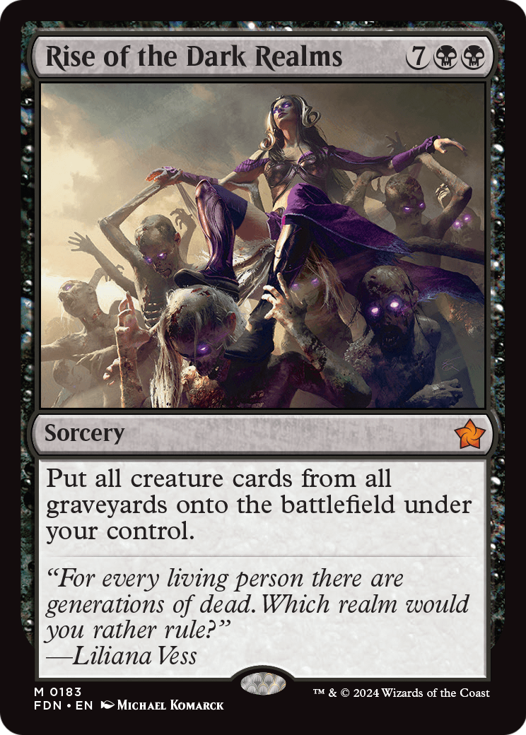 Rise of the Dark Realms (FDN-183)  - Foundations