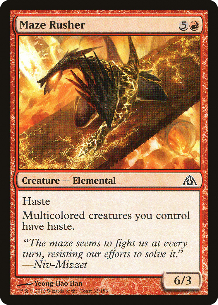 Maze Rusher (DGM-033)  Foil - Dragon's Maze