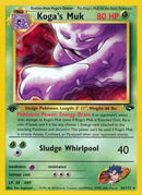 Koga's Muk 026/132  - 1st Edition Gym Challenge - Rare