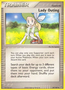 Lady Outing 087  - Reverse Holofoil Deoxys - Uncommon