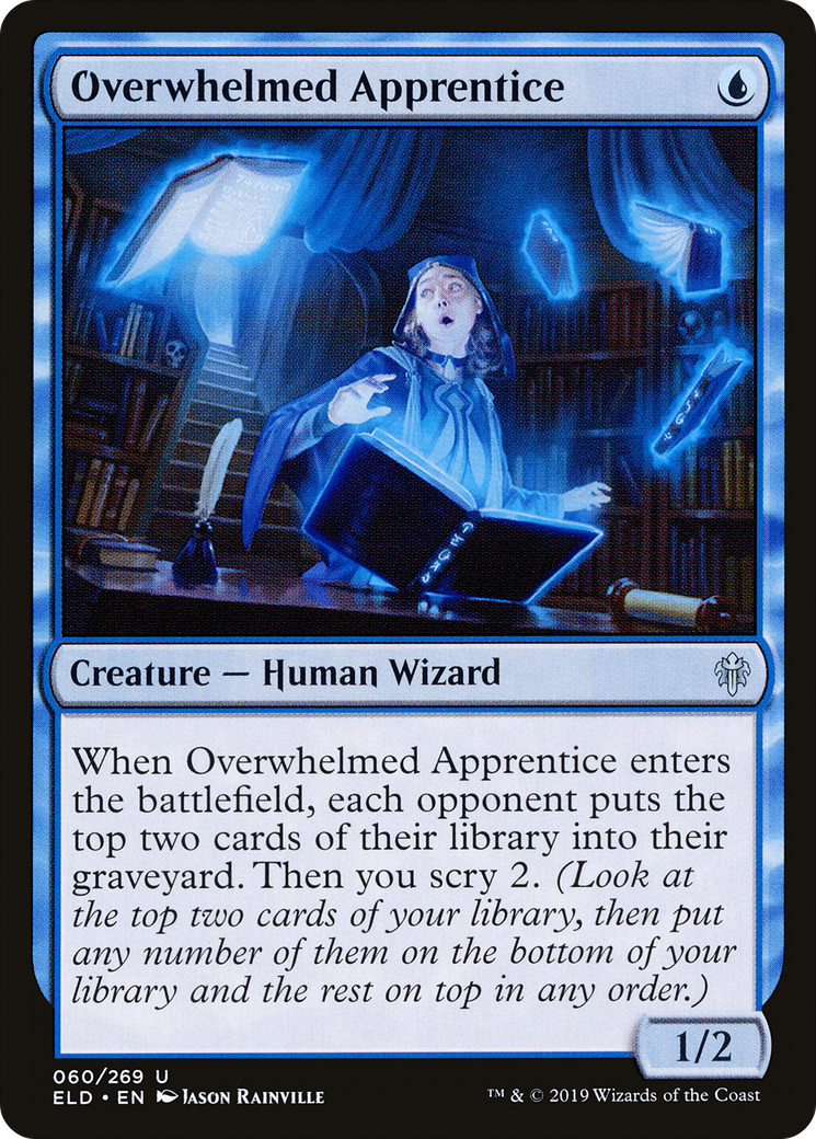 Overwhelmed Apprentice (ELD-060)  - Throne of Eldraine