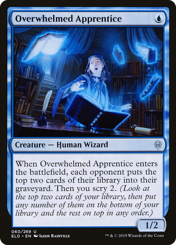 Overwhelmed Apprentice (ELD-060)  - Throne of Eldraine