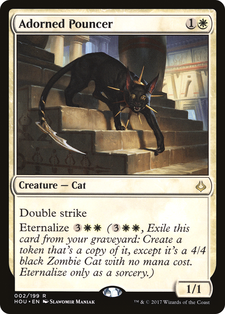 Adorned Pouncer (HOU-002)  Foil - Hour of Devastation