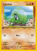 Larvitar 057/75  - 1st Edition Neo Discovery - Common