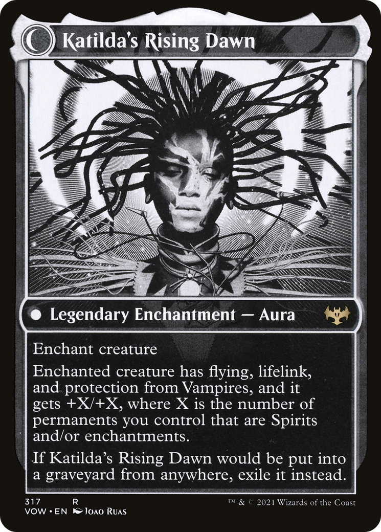 Katilda, Dawnhart Martyr (Showcase) (VOW-317)  - Innistrad: Crimson Vow: (Showcase, Double Faced Transform)