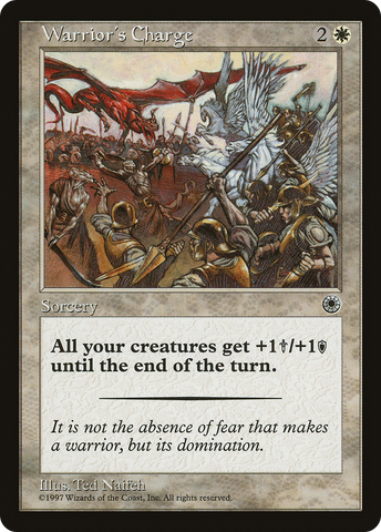 Warrior's Charge (Flavor Text) (POR-)  - Portal