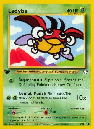 Ledyba 063/111  - 1st Edition Neo Genesis - Common