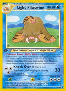 Light Piloswine 026  - 1st Edition Neo Destiny - Rare