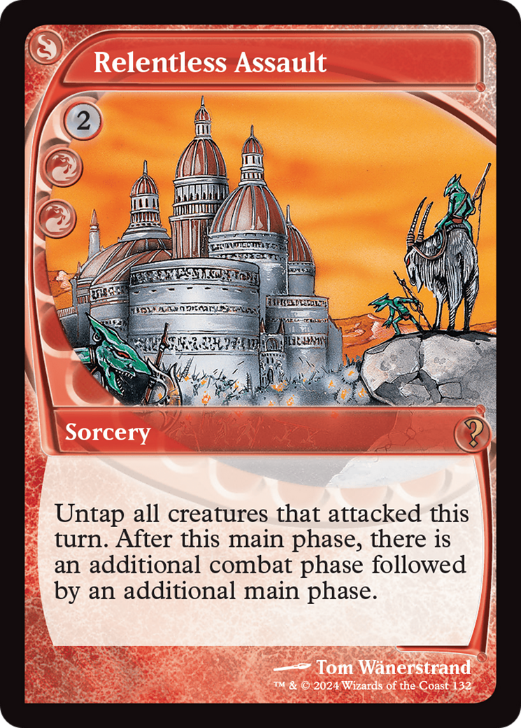 Relentless Assault (Future Sight) (MB2-132)  - Mystery Booster 2