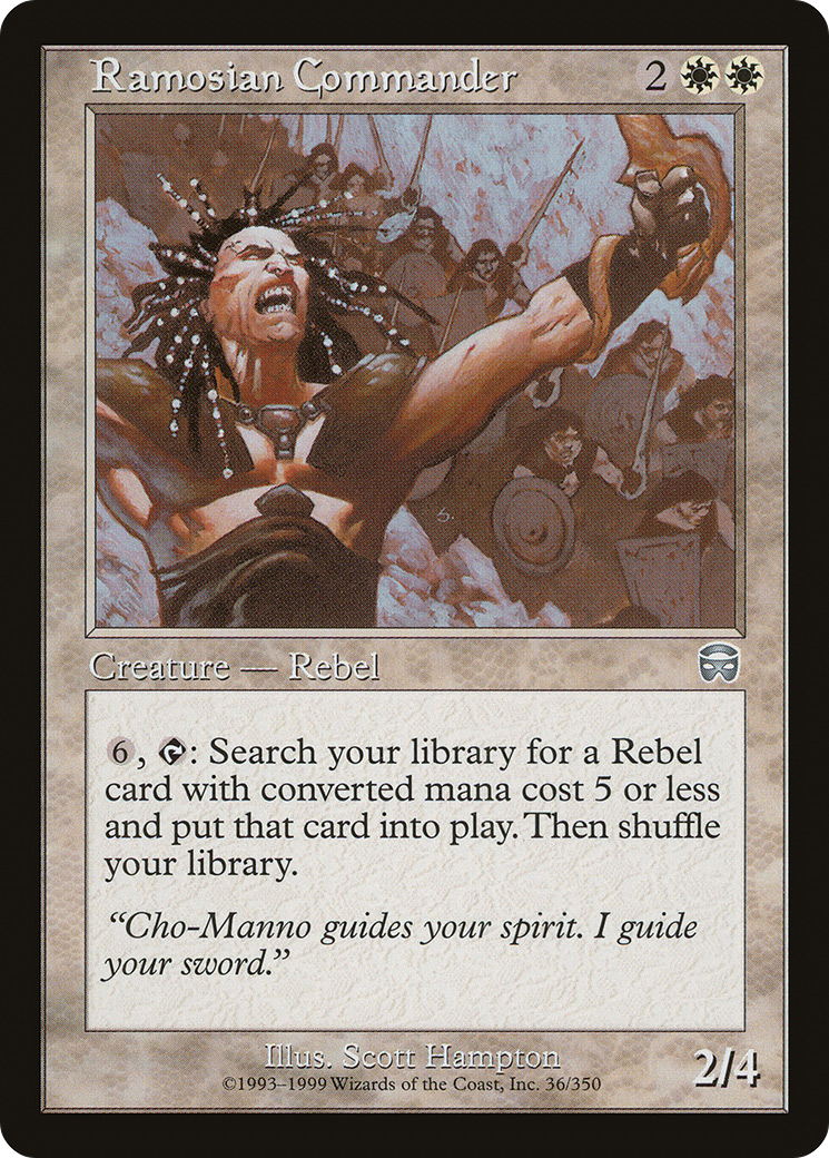 Ramosian Commander (MMQ-036)  Foil - Mercadian Masques