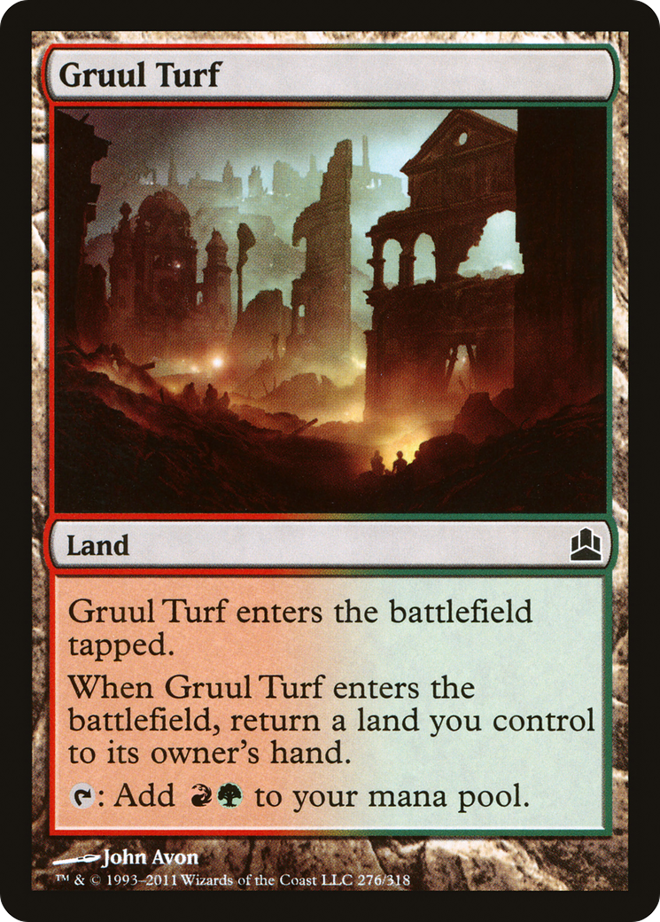 Gruul Turf (CMD-276)  - Commander 2011