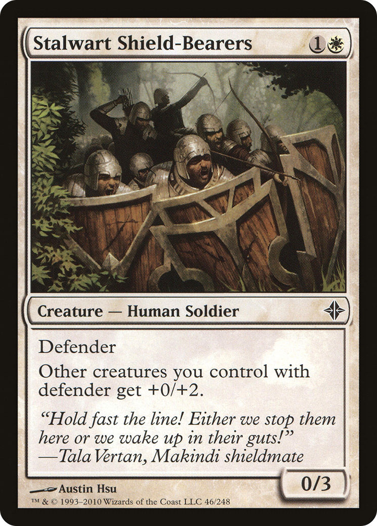 Stalwart Shield-Bearers (ROE-046)  - Rise of the Eldrazi