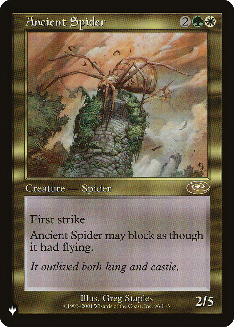 Ancient Spider (LIST-PLS-96)  - The List