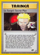 Lt. Surge's Secret Plan 107/132  - 1st Edition Gym Challenge - Rare
