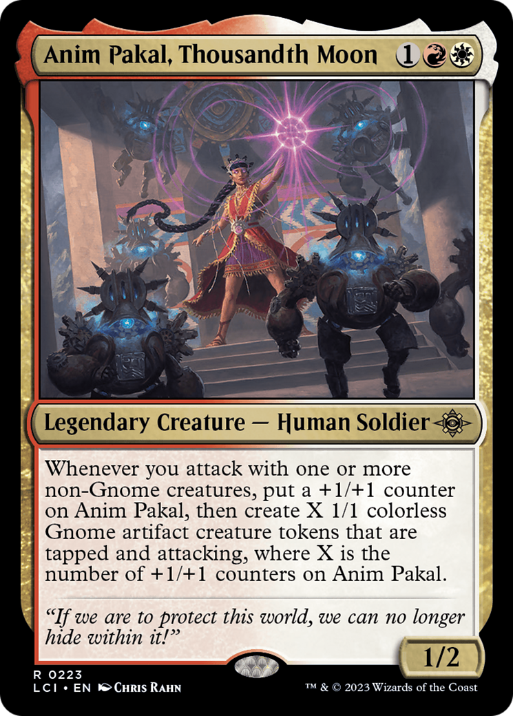 Anim Pakal, Thousandth Moon (LCI-223)  Foil - The Lost Caverns of Ixalan