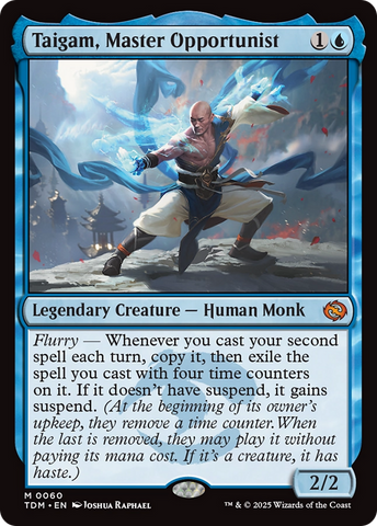 Taigam, Master Opportunist (TDM-060)  Foil - Tarkir: Dragonstorm