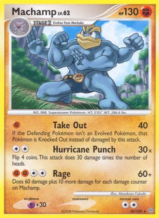 Machamp 020  Stormfront - Rare