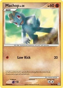Machop 086  - Reverse Holofoil Diamond and Pearl - Common