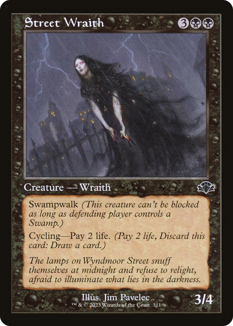Street Wraith (Retro Frame) (DMR-311)  Foil - Dominaria Remastered