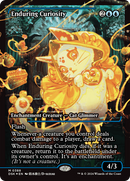 Enduring Curiosity (Showcase) (DSK-388)  Foil - Duskmourn: House of Horror: (Showcase)