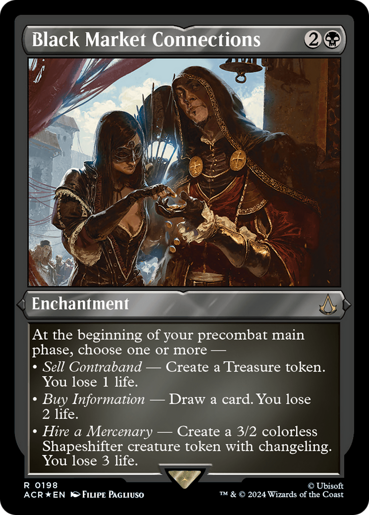 Black Market Connections (ACR-198)  Etched Foil - Assassin's Creed