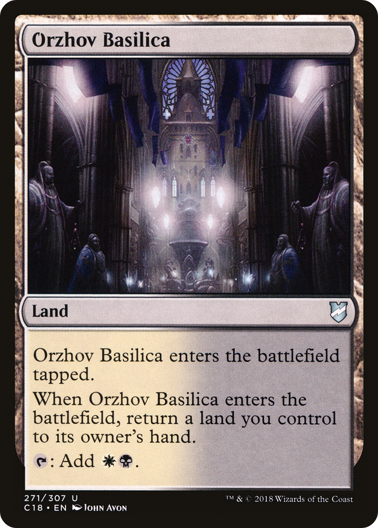 Orzhov Basilica (C18-271)  - Commander 2018