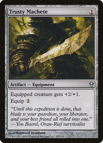 Trusty Machete (ZEN-209) - Zendikar