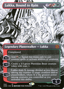 Lukka, Bound to Ruin (Borderless) (ONE-342)  Foil - Phyrexia: All Will Be One: (Showcase)