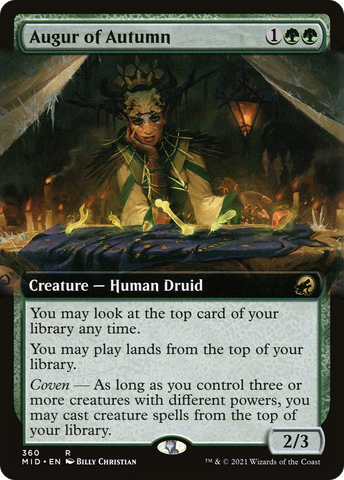 Augur of Autumn (Extended Art) (MID-360)  - Innistrad: Midnight Hunt: (Extended Art)