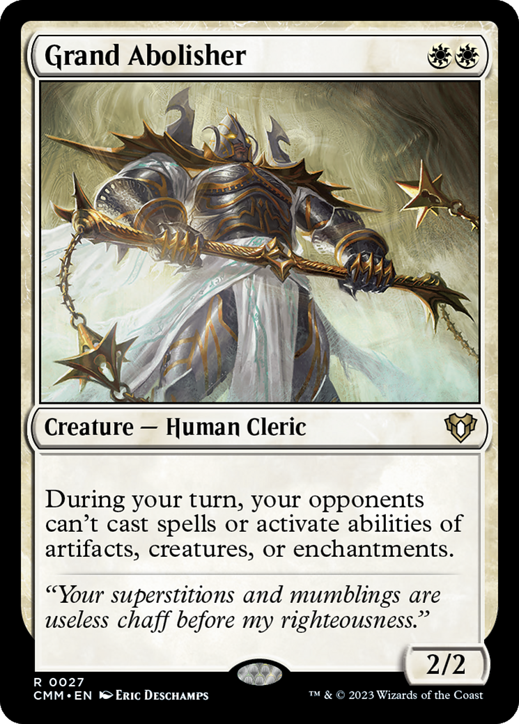 Grand Abolisher (CMM-027)  - Commander Masters