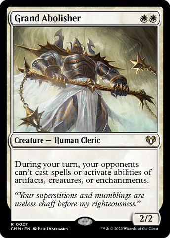 Grand Abolisher (CMM-027)  Foil - Commander Masters