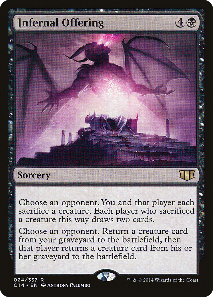 Infernal Offering (C14-024)  - Commander 2014