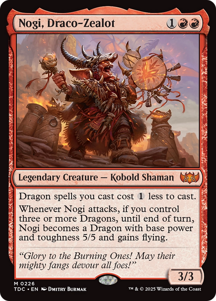 Nogi, Draco-Zealot (TDC-226) - Commander: Tarkir: Dragonstorm