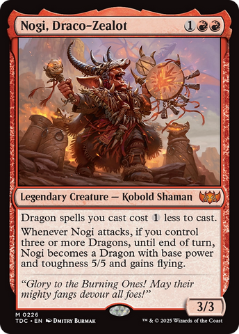 Nogi, Draco-Zealot (TDC-226) - Commander: Tarkir: Dragonstorm