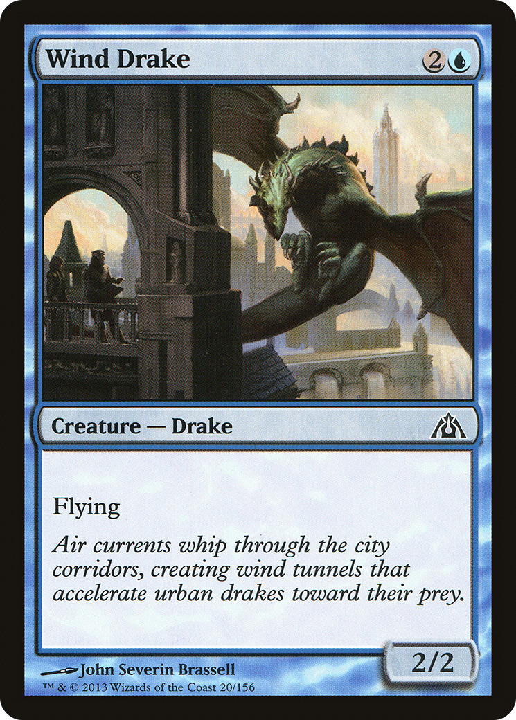 Wind Drake (DGM-020)  Foil - Dragon's Maze