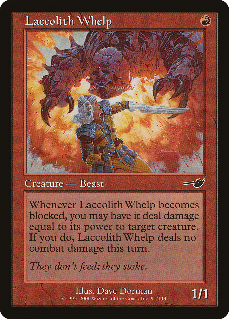 Laccolith Whelp (NMS-091)  Foil - Nemesis