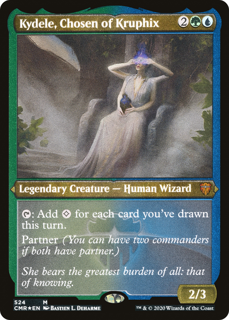 Kydele, Chosen of Kruphix (Foil Etched) (CMR-524)  Foil - Commander Legends