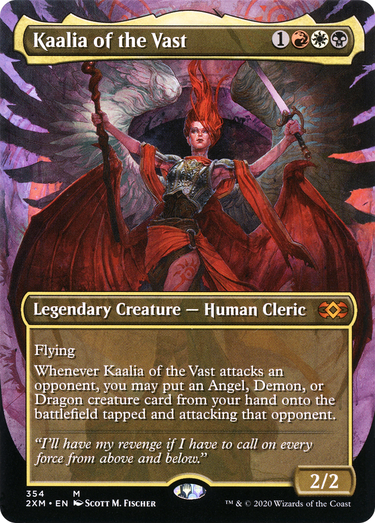 Kaalia of the Vast (Borderless) (2XM-354)  - Double Masters (Borderless)