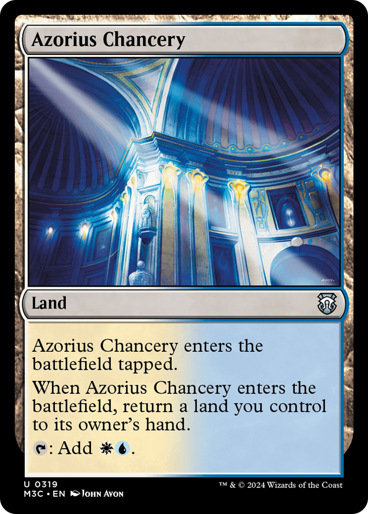 Azorius Chancery (M3C-319)  - Modern Horizons 3 Commander