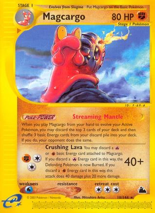 Magcargo (18) 018  - Reverse Holofoil Skyridge - Rare