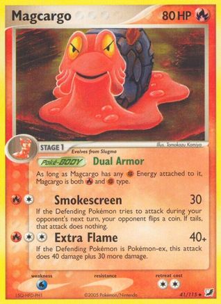 Magcargo 041  - Reverse Holofoil Unseen Forces - Uncommon